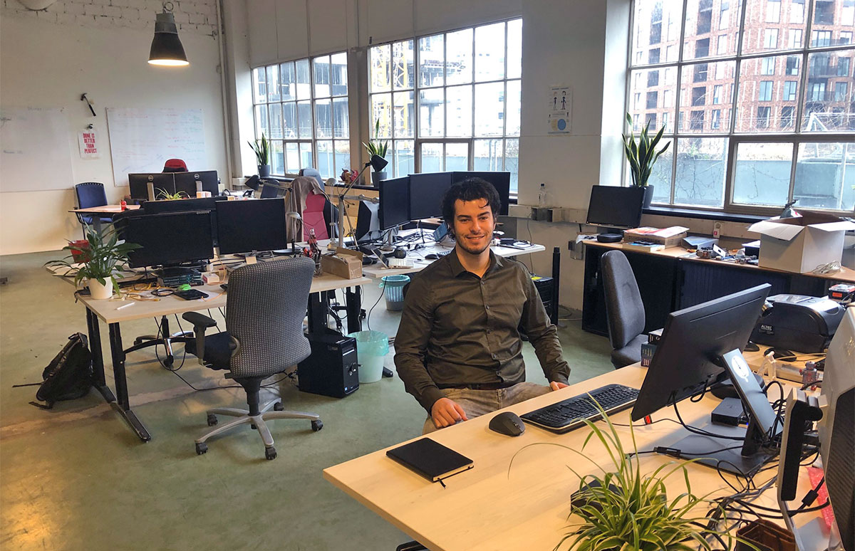 Rick in Peercode kantoor Eindhoven